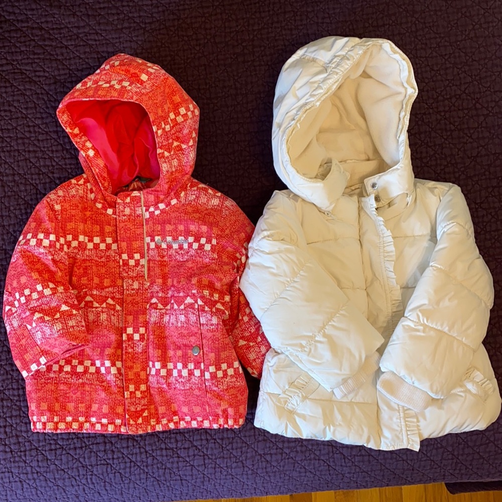 2T toddler coats- Colombia and Baby Gap
